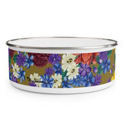 Dreamy Floral Enamel Bowl