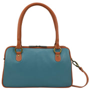 Heritage Leather Multi Compartment Satchel - 8038