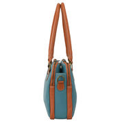 Heritage Leather Multi Compartment Satchel - 8038