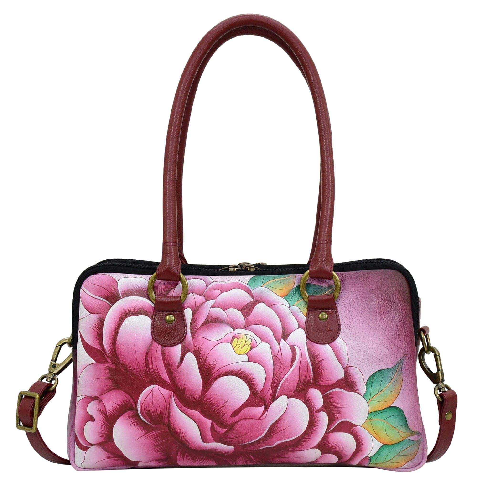 Precious Peony Multi Compartment Satchel - 8038