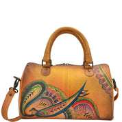 Royal Paisley Zip Around Satchel - 8039