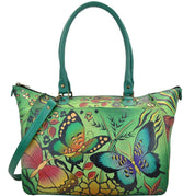 Animal Butterfly Green Large Tote - 8066