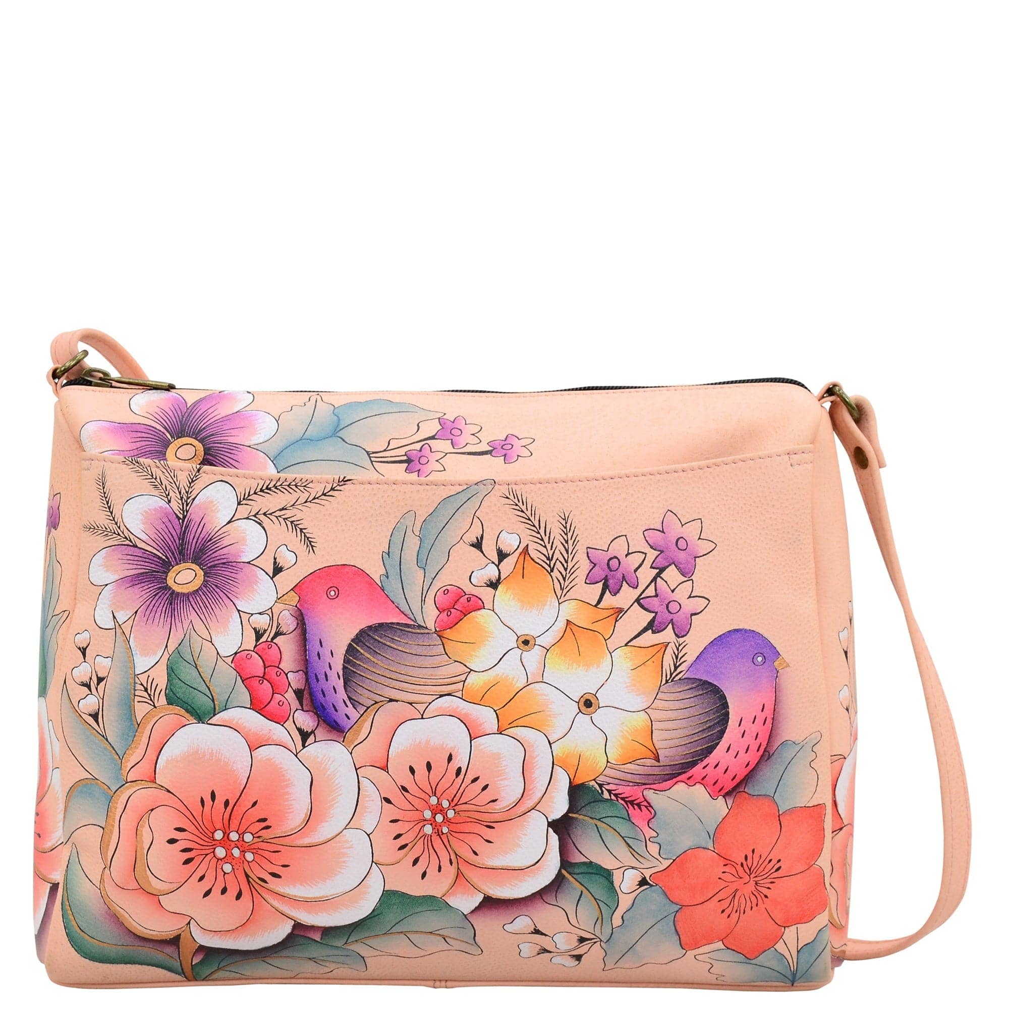 peach color. Featuring full length pocket with magnetic closure, Fits tablet, Fits E-Reader, Fits phone.
