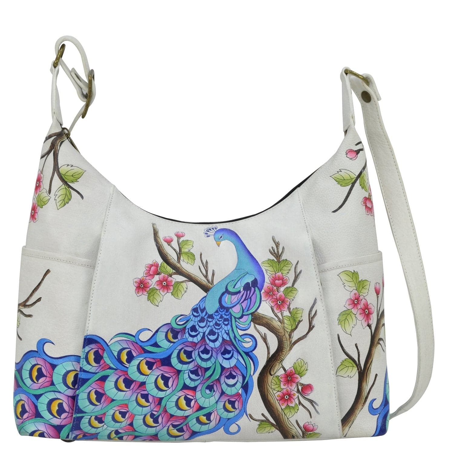 Peacock Bliss Large Shoulder Hobo - 8082