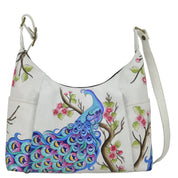 Peacock Bliss Large Shoulder Hobo - 8082