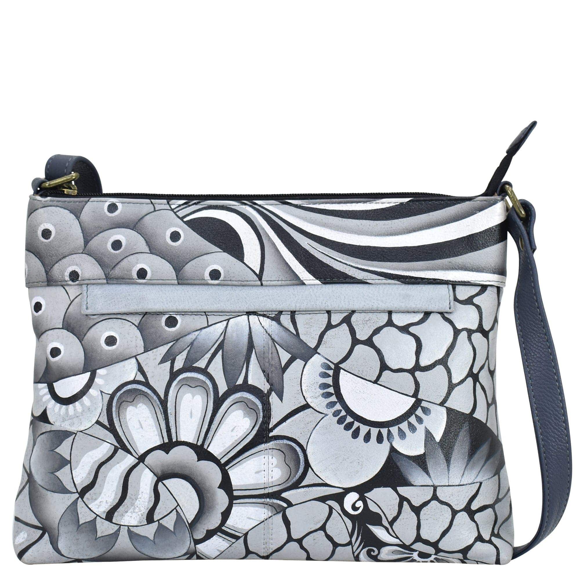 Patchwork Pewter Medium Crossbody - 8240