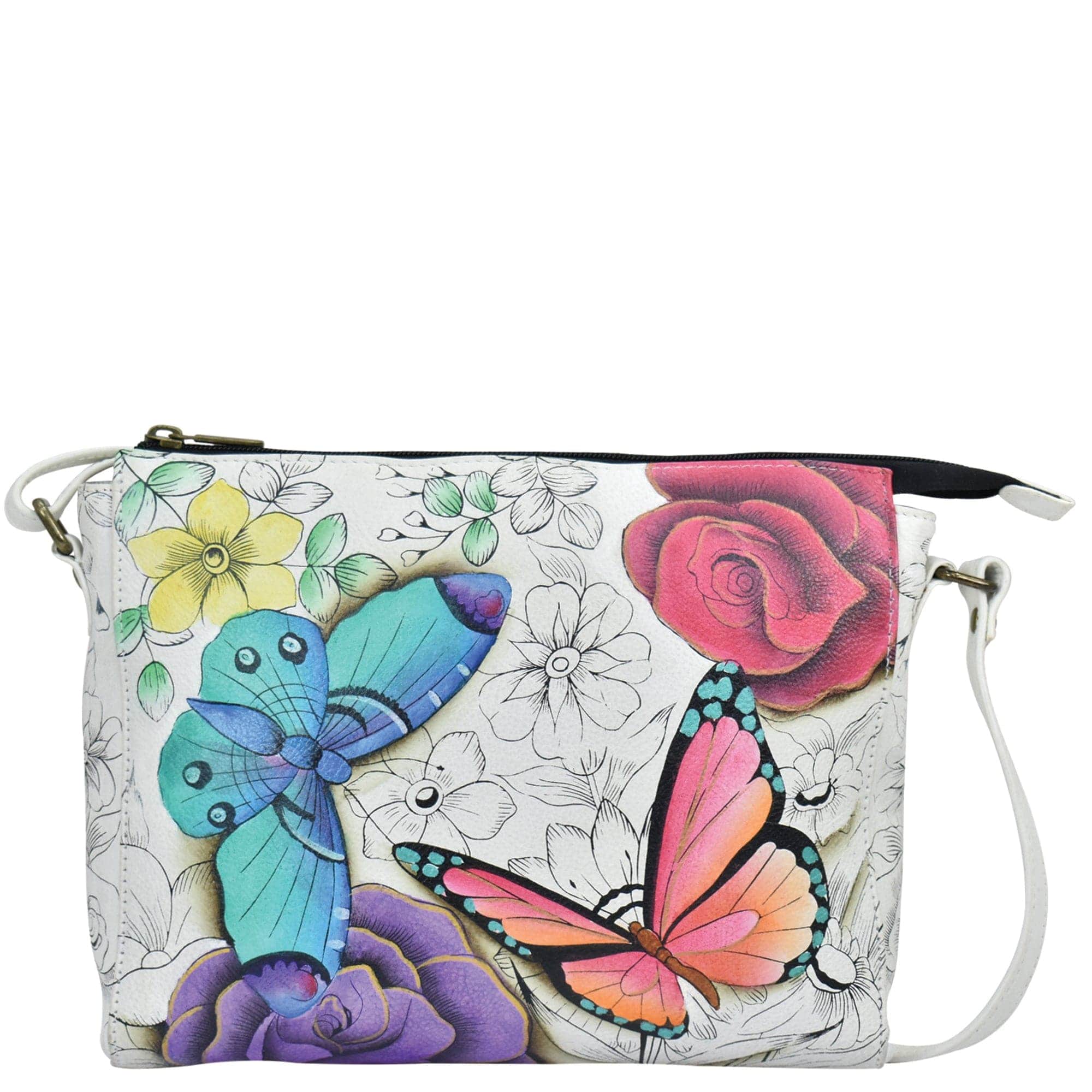 Floral Paradise Slim Medium Crossbody - 8334