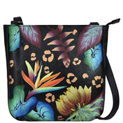 Tropical Dreams Black Medium Crossbody - 8341