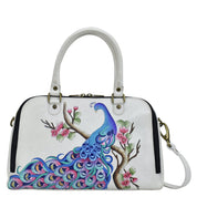 Peacock Bliss Wide Organizer Satchel - 8368