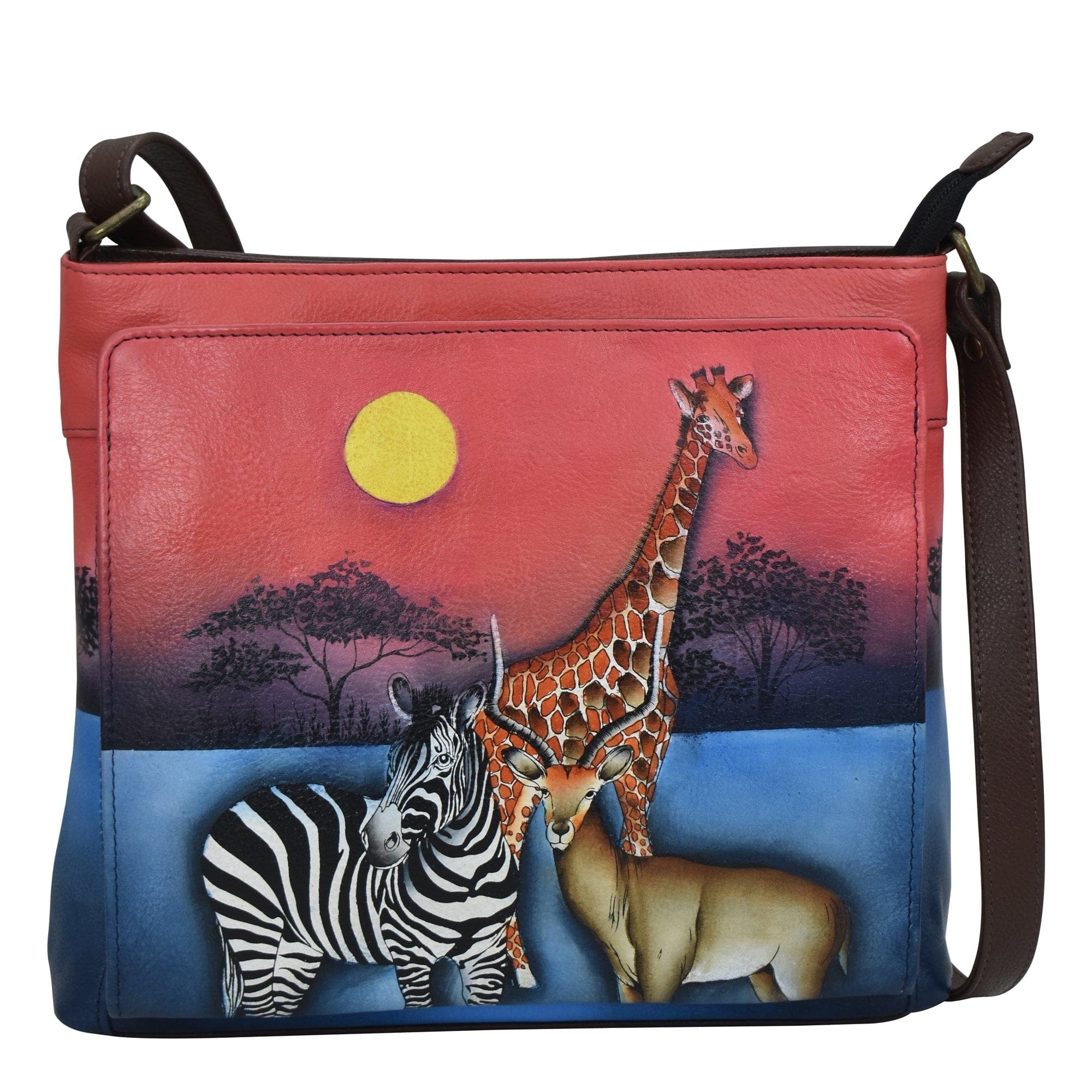 African Dusk Organizer Crossbody - 8371