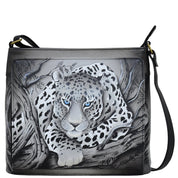 African Leopard Organizer Crossbody - 8371