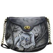 African Leopard Sling Flap Bag - 8391