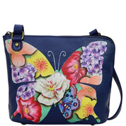 Butterfly Mosaic Organizer Crossbody - 8396