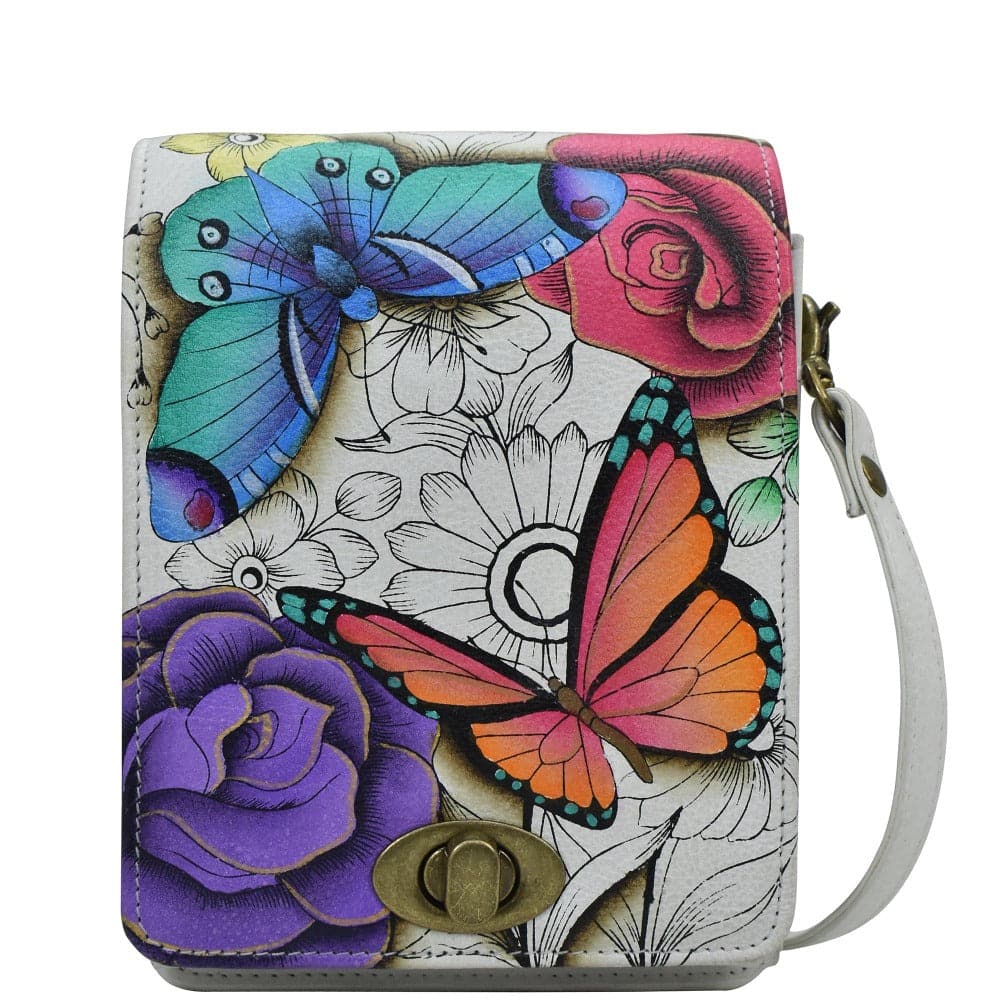 Floral Paradise Flap Convertible Crossbody Belt Bag - 8421