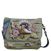 Caribbean Dream Triple Compartment Flap Crossbody - 8428