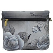 Triple Compartment Flap Crossbody - 8428