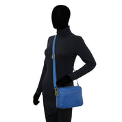 Twin Zippered Crossbody - 8457