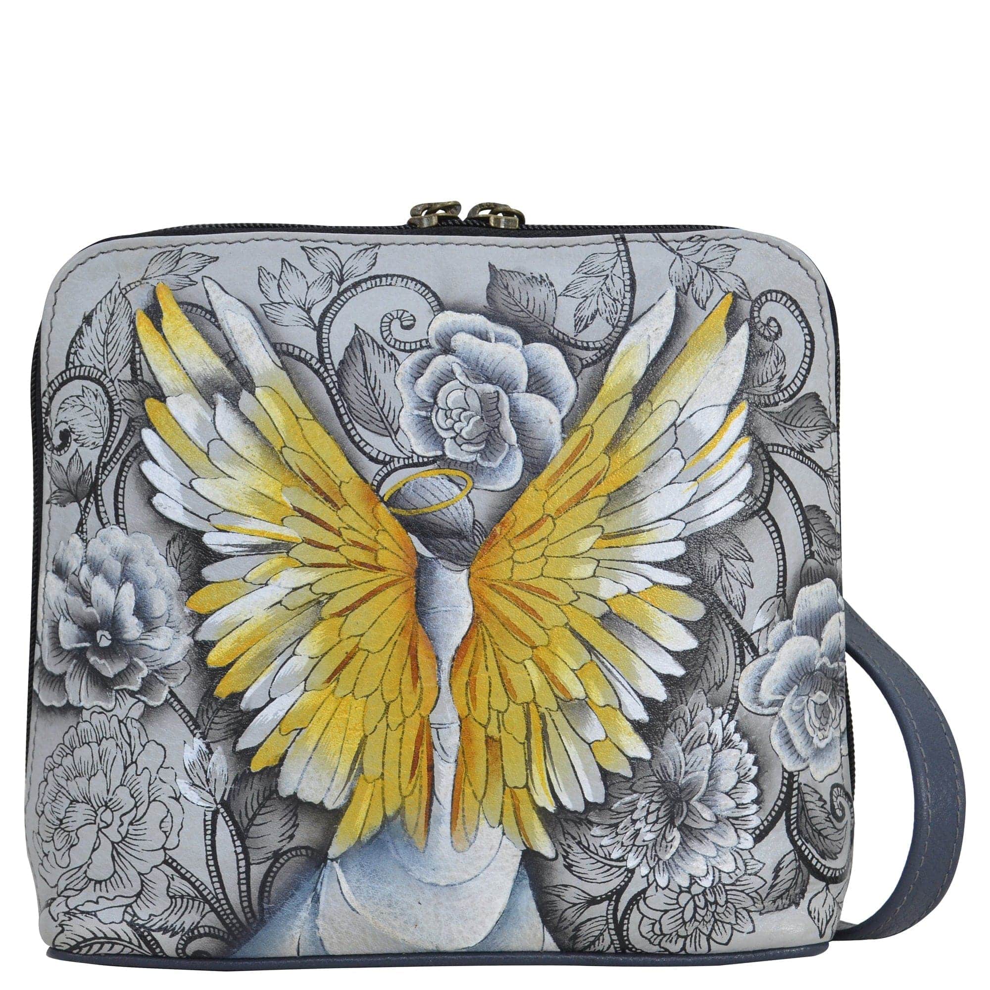 Guardian Angel Small Zip Around Crossbody - 8476