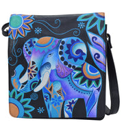 Blue Elephan Large Flap Crossbody - 8491