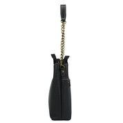 Heritage Leather Multicompartment Hobo - 8532