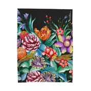 Vintage Bouquet Velveteen Plush Blanket