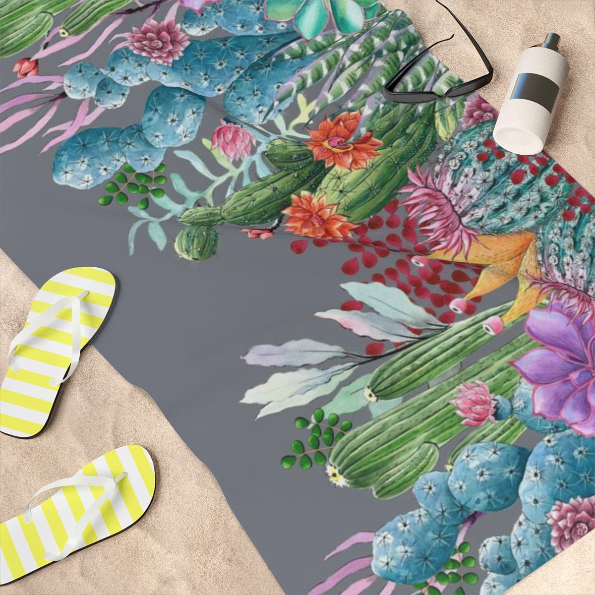 Desert Garden Beach Towel