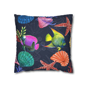 Mystical Reef Polyester Square Pillow Case