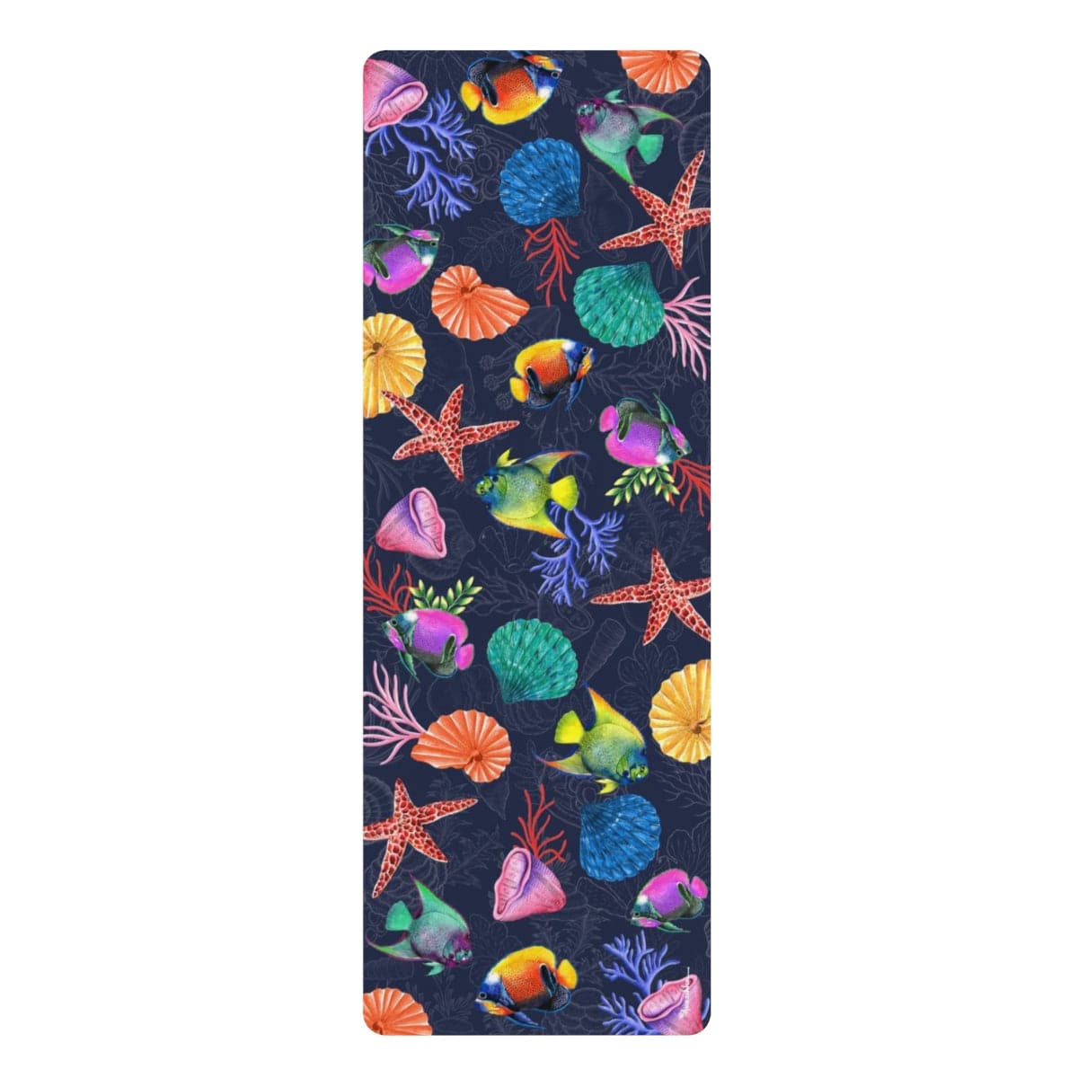 Mystical Reef - Rubber Yoga Mat - 