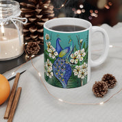 Peacocks At Dawn Coffee Mug (11 oz.)