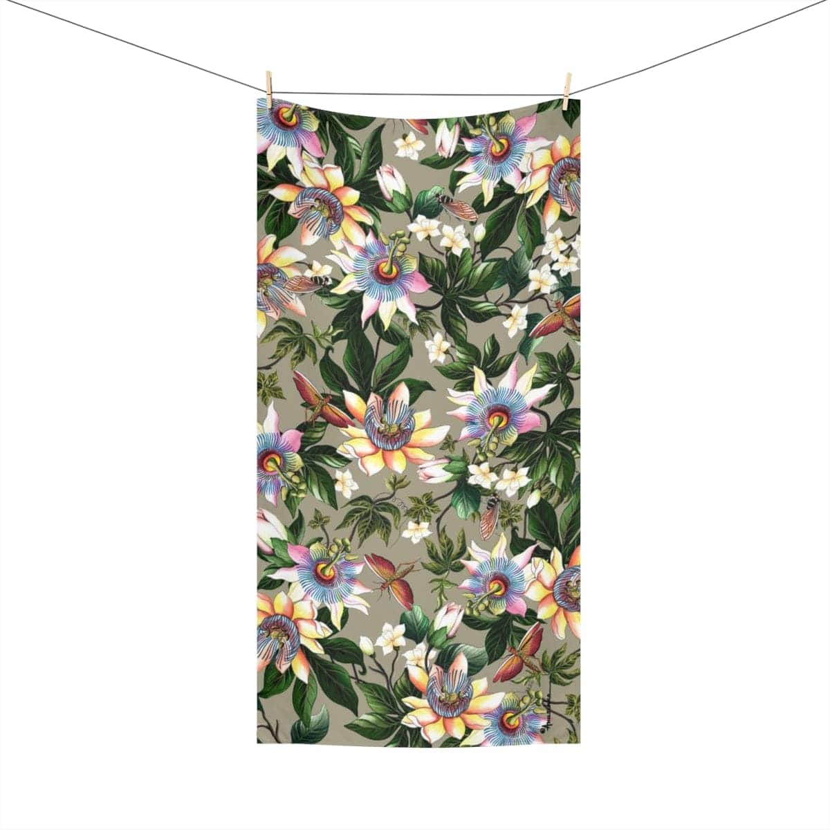 Floral Passion Beach Towel