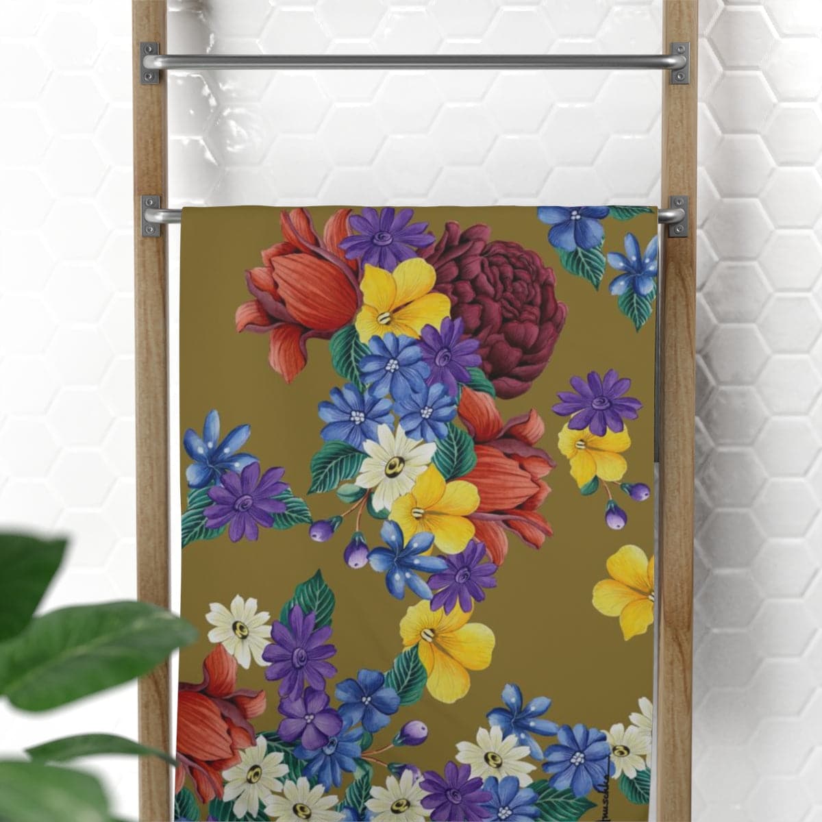 Dreamy Floral Beach Towel