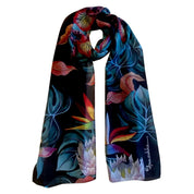 Printed Chiffon Scarf - 3300