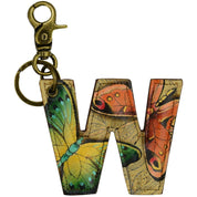 Anuschka Style K000W, handpainted Painted Leather Bag Charm. Earth Song painting