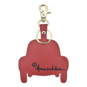 Painted Leather Bag Charm - K0035 - Keycharms