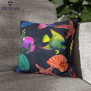 Mystical Reef Polyester Square Pillow Case