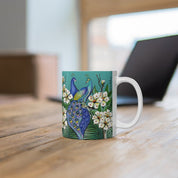 Peacocks At Dawn Coffee Mug (11 oz.)