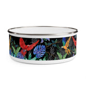 Rainforest Beauties Enamel Bowl