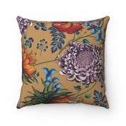 Caribbean Garden Polyester Square Pillow