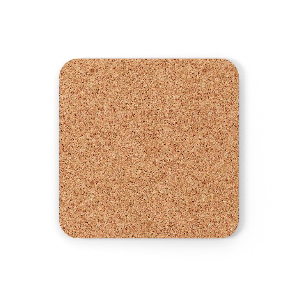 Peacock Love Cork Back Coaster