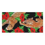 Enigmatic Leopard Beach Towel