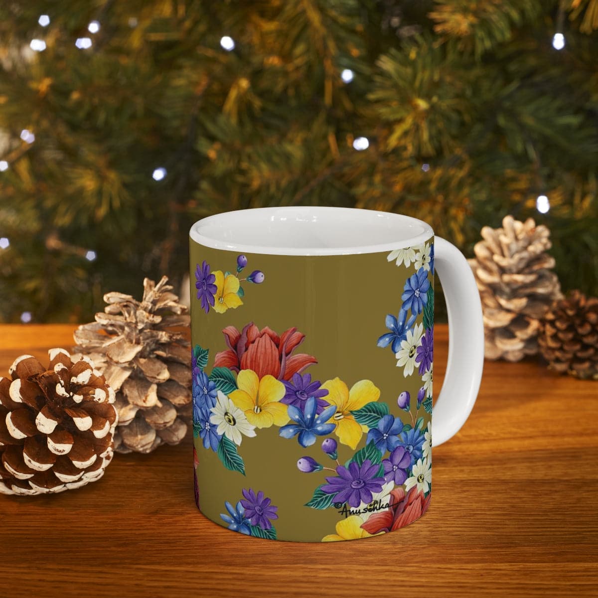 Dreamy Floral Coffee Mug (11 oz.)