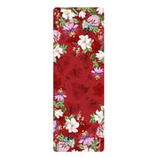 Crimson Garden - Rubber Yoga Mat 