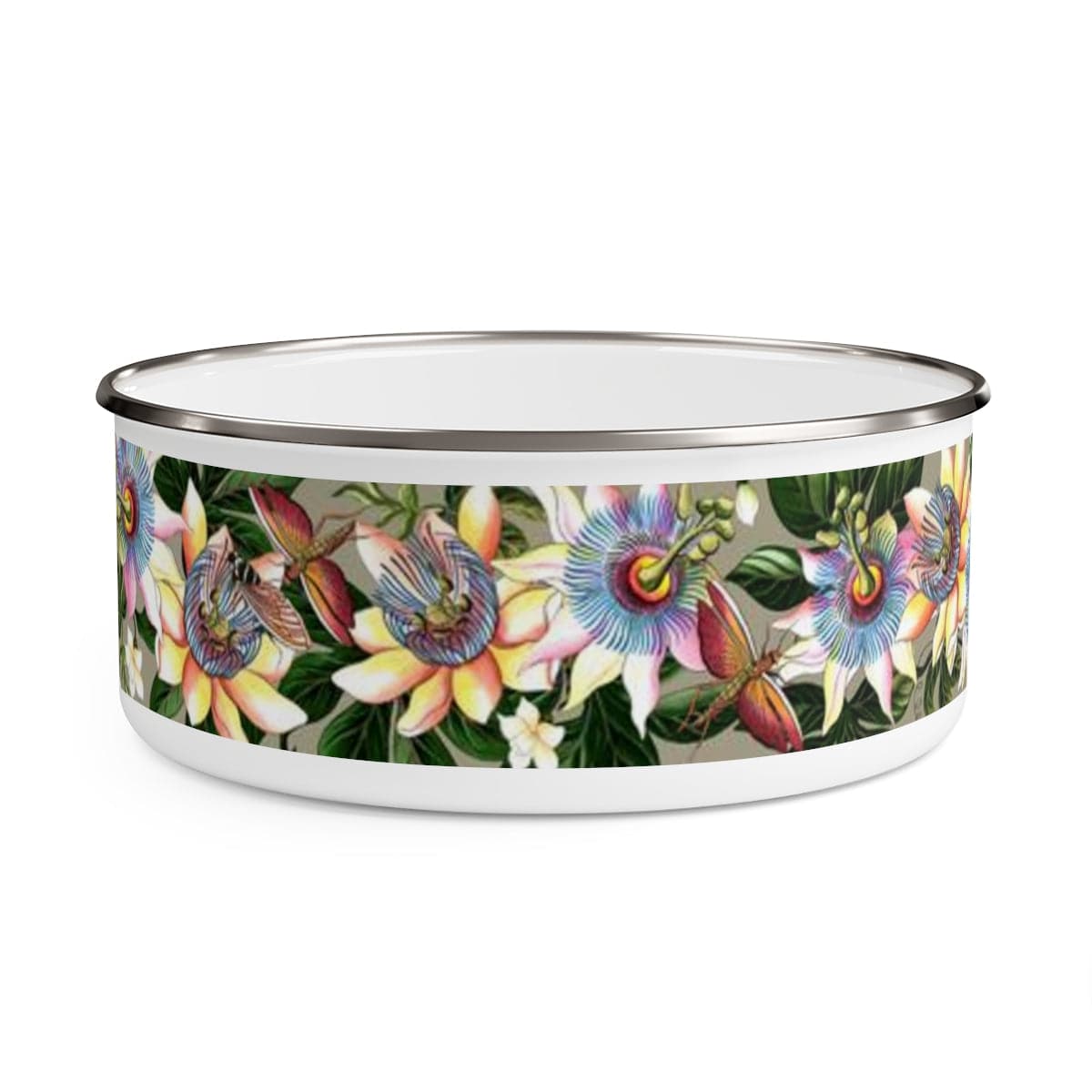 Floral Passion Enamel Bowl