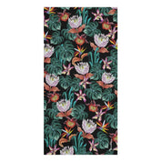 Island Escape Black Beach Towel