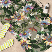 Floral Passion Beach Towel