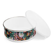 Island Escape Black Enamel Bowl