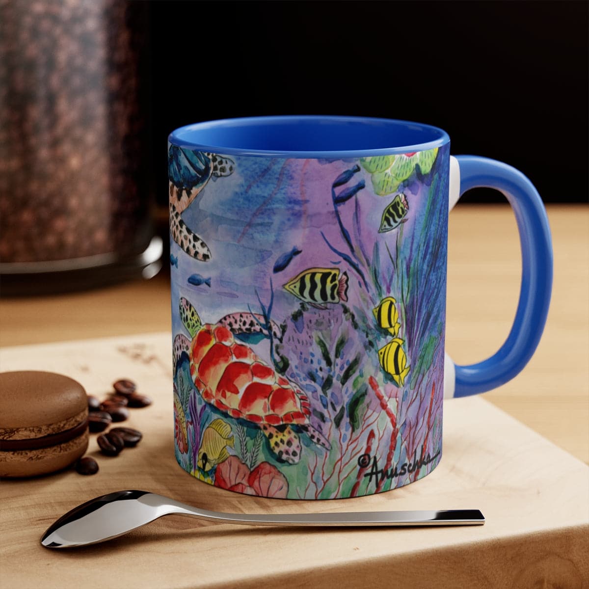 Ocean Treasures Coffee Mug Blue (11 oz.)