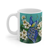 Peacocks At Dawn Coffee Mug (11 oz.)