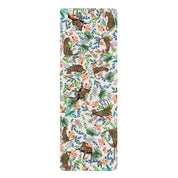 Anuschka Rubber Yoga Mat, Jungle Queen Ivory printing in White color. Featuring anti-slip rubber bottom for extra stability, this yoga mat helps you better balance during any pose and absorbs impact, delivering a higher comfort factor for all your exercise.